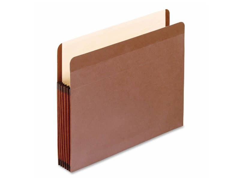 Pochette de classement renforcée expension 5.25po lettre