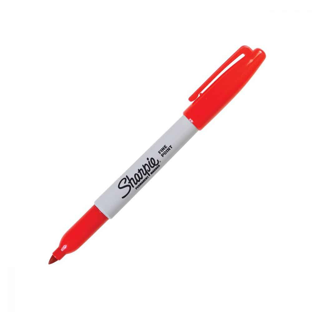 Marqueur permanent Sharpie à pointe fine - rouge