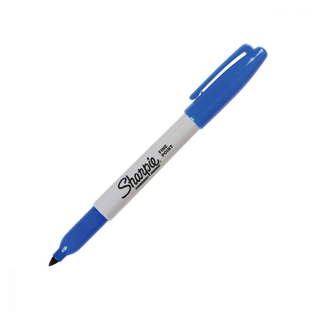 Marqueur permanent Sharpie à pointe fine - bleu