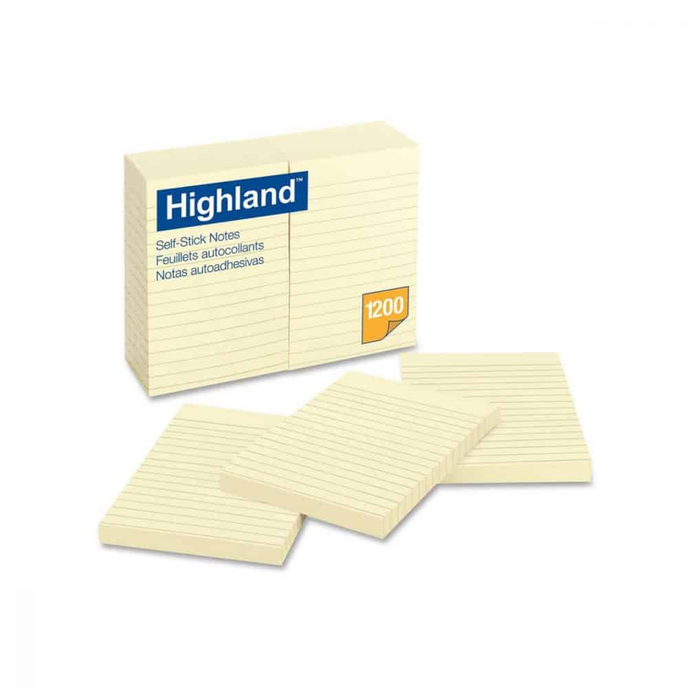 Bloc highland 4x6 Jaune ligné (12)