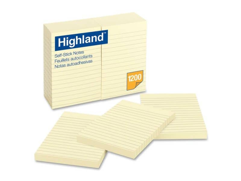 Bloc highland 4x6 Jaune ligné (12)