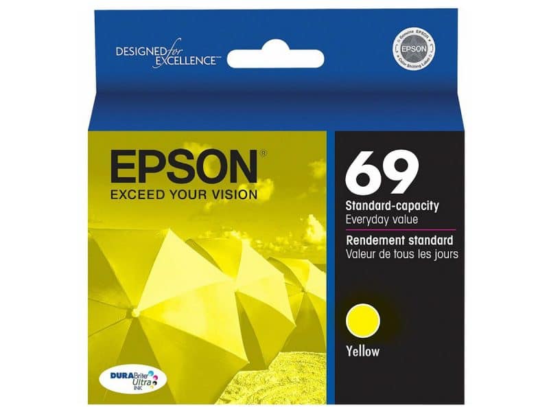 Cartouche jet d'encre Epson 69 - jaune