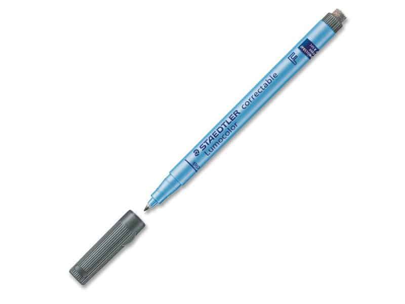 Marqueur effaçable Staedtler Lumocolor fin - noir