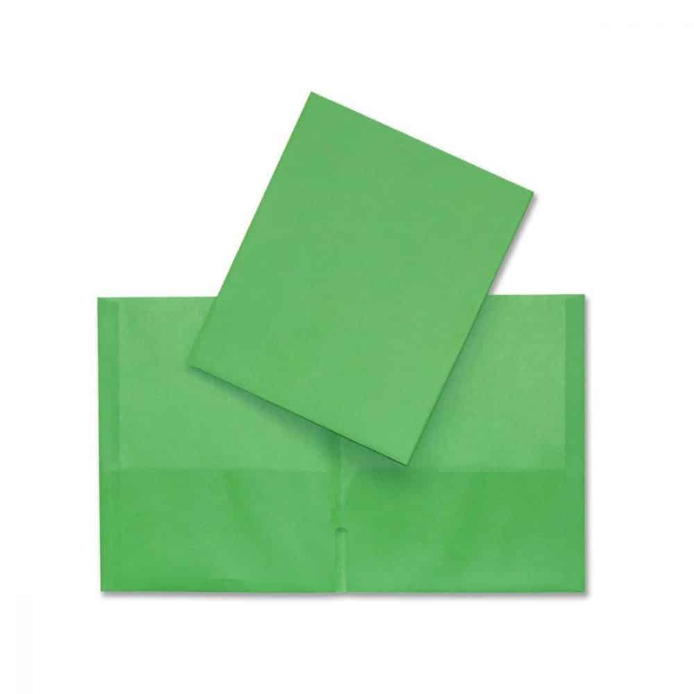 Portefolio en carton Hilroy - vert