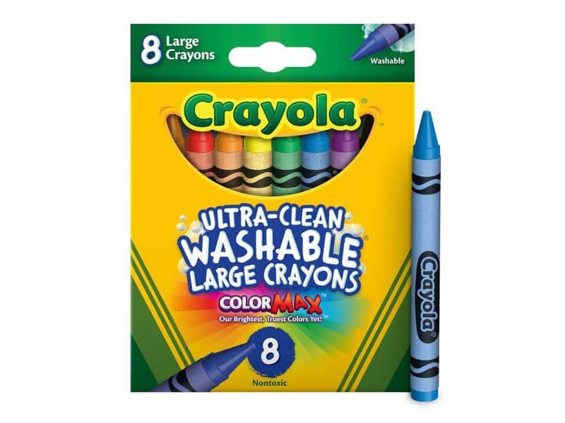 Boîte de 8 Crayons de cire Crayola Ultra-Clean