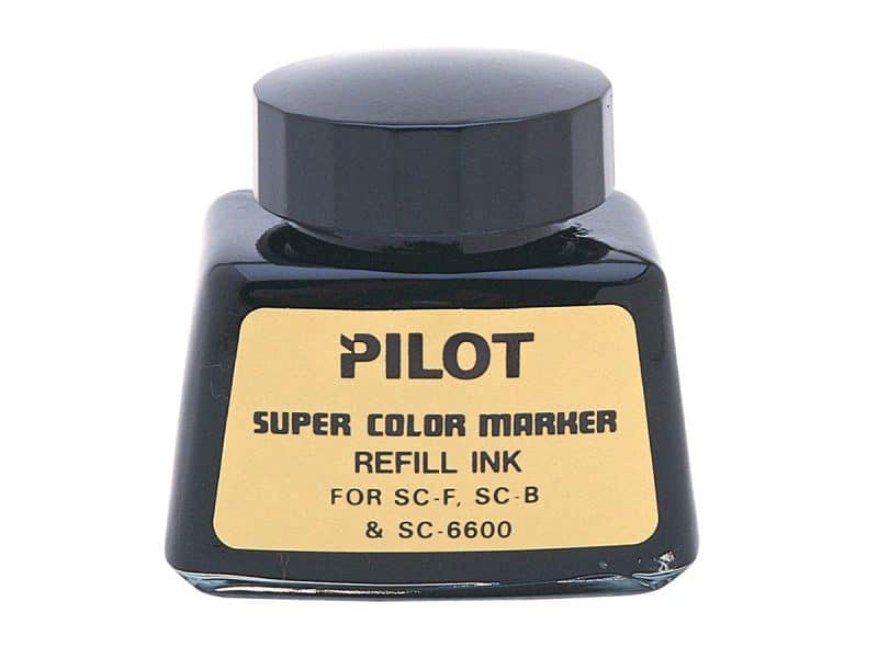 Bouteille d'encre pour marqueur Super Color Pilot rouge