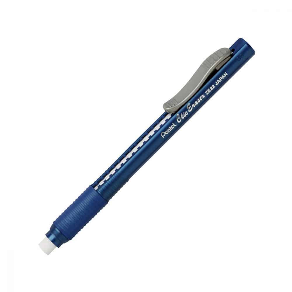 Porte-gomme Clic Eraser bleu