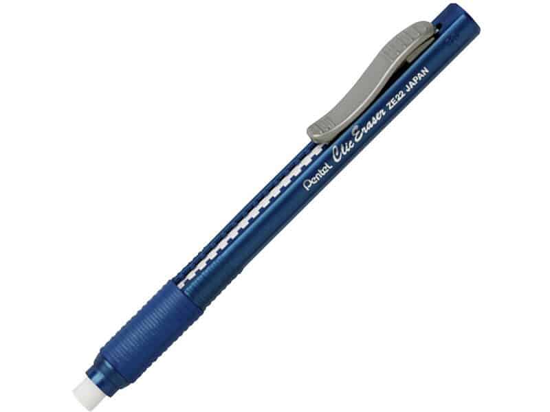 Porte-gomme Clic Eraser bleu