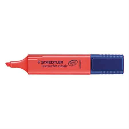 surligneur Staedtler rouge fluo