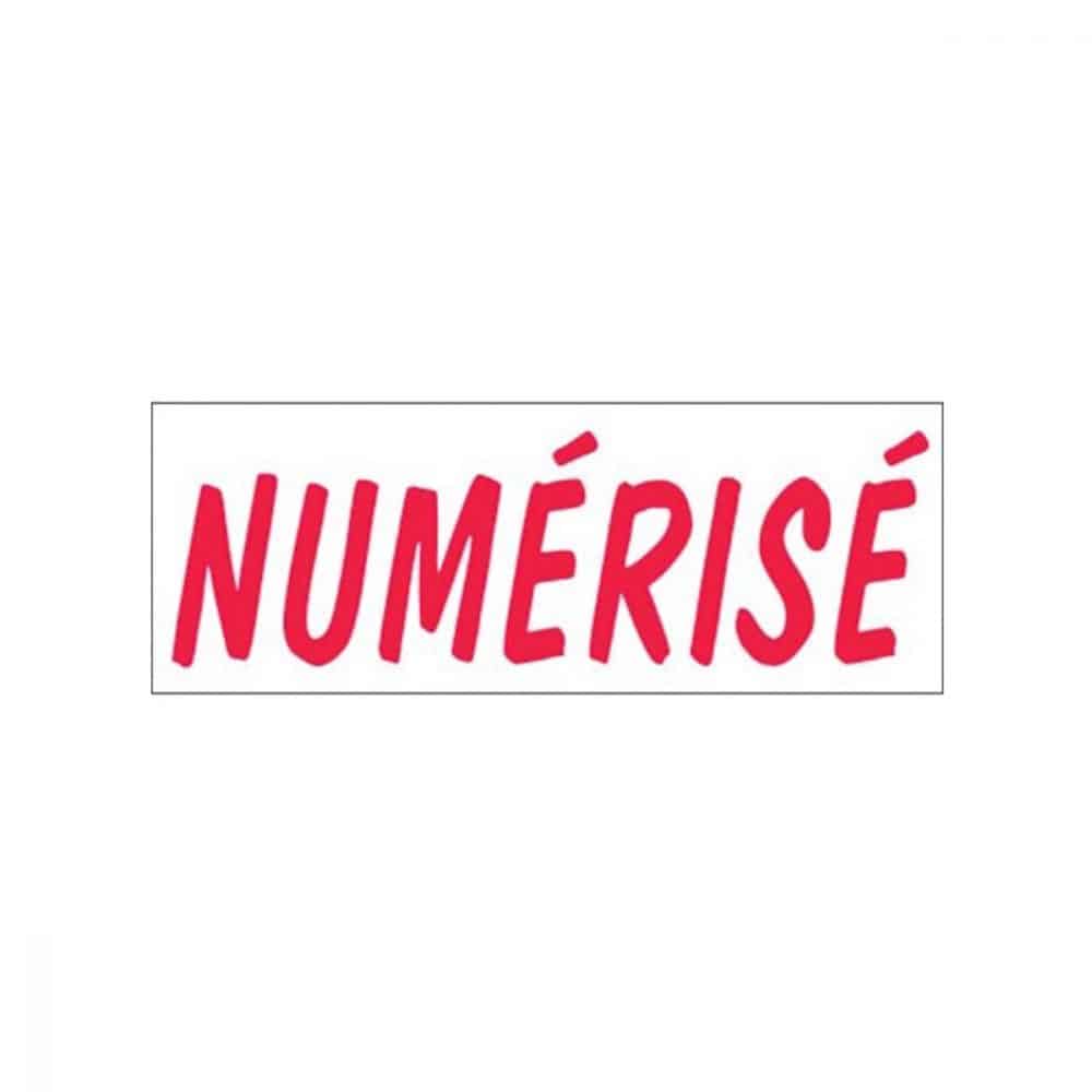 Estampe Trodat auto-encreur 4911- NUMÉRISÉ rouge