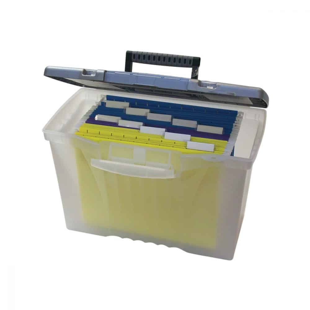 Classeur portatif Storex clair