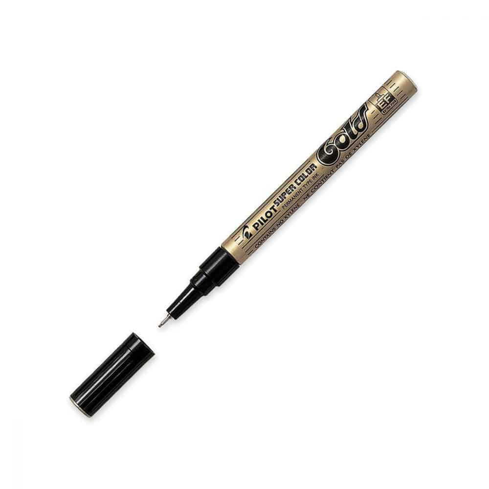 Marqueur permanent Super Color Pilot extra-fin or
