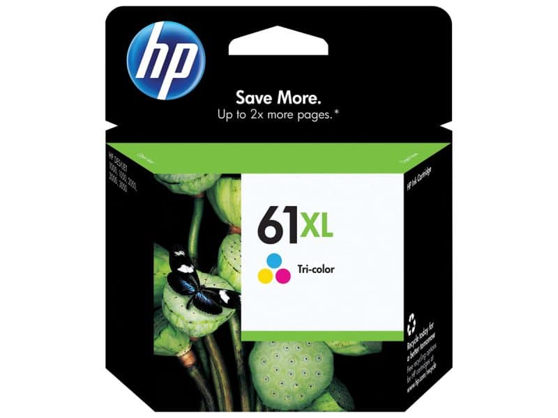 Cartouche jet d'encre HP 61 XL couleur