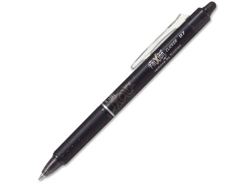 Stylo Frixion rétractable noir 0.7mm