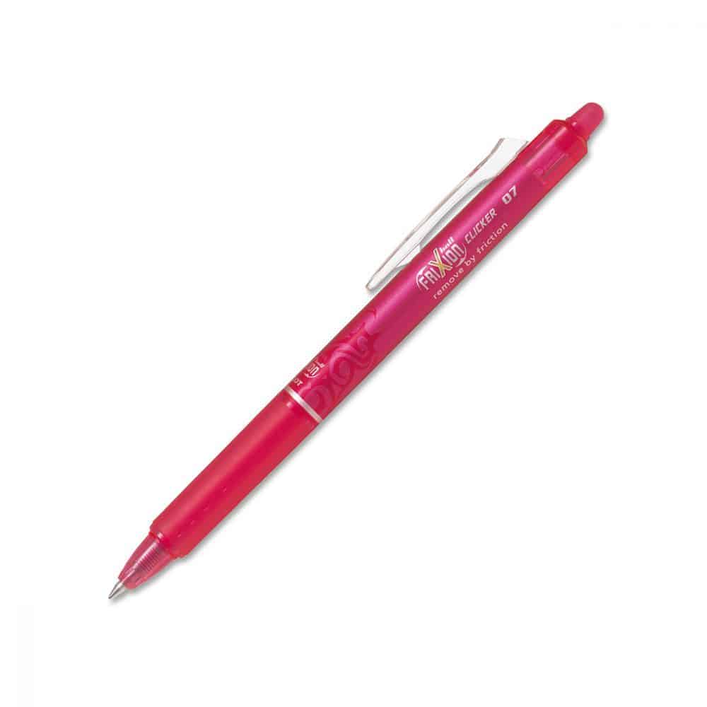 Stylo effaçable rétractable Pilot Frixion 0.7 - rose
