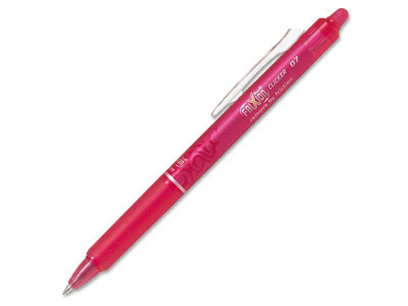 Stylo effaçable rétractable Pilot Frixion 0.7 - rose
