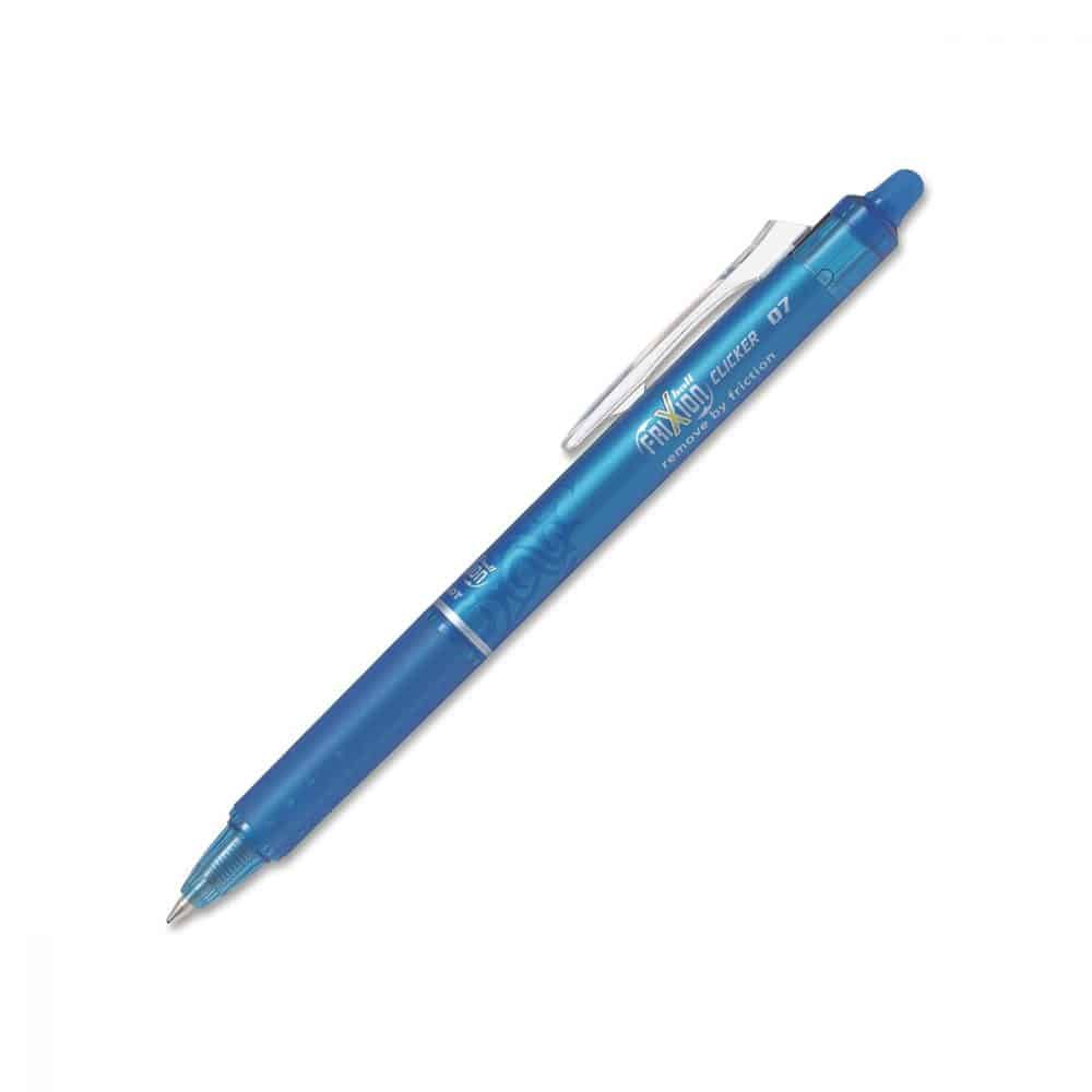 Stylo effaçable rétractable Pilot Frixion 0.7 - bleu ciel