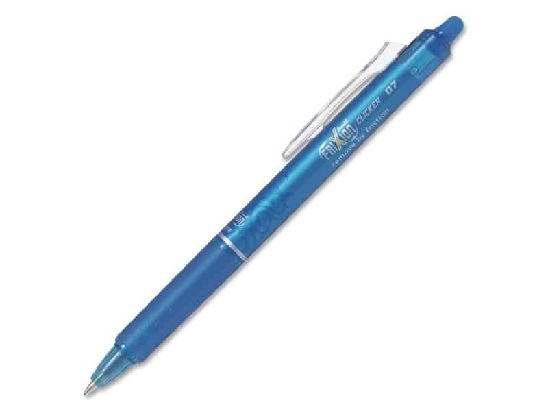 Stylo effaçable rétractable Pilot Frixion 0.7 - bleu ciel