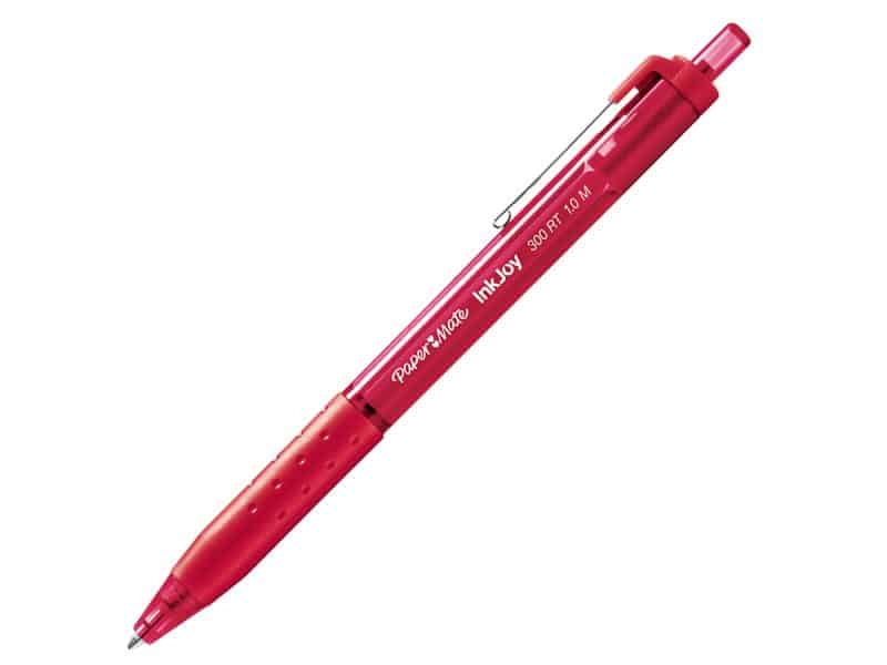 Stylo rétractable PaperMate InkJoy 300RT 1.0 - rouge