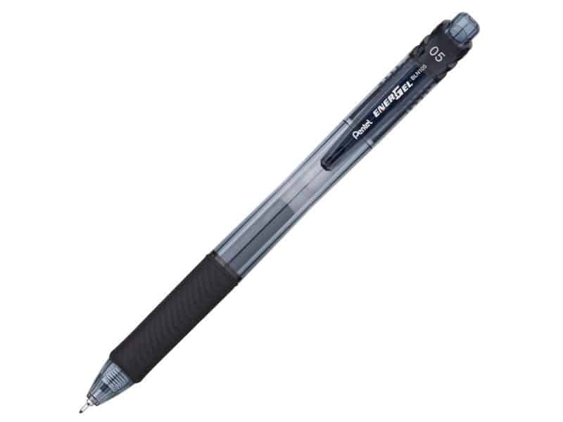 Stylo rétractable Pentel EnergelX 0.5 - noir
