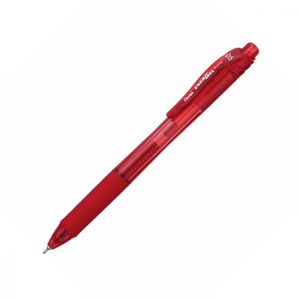 Stylo rétractable Pentel EnergelX 0.5 - rouge