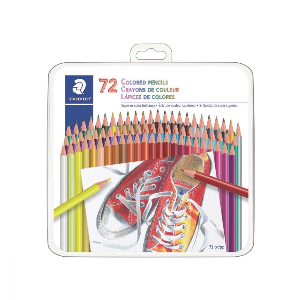 Crayons de couleur hexagonaux Staedtler 175 boite de 72
