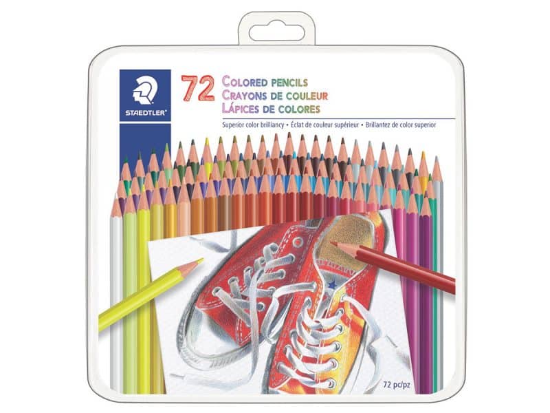 Crayons de couleur hexagonaux Staedtler 175 boite de 72