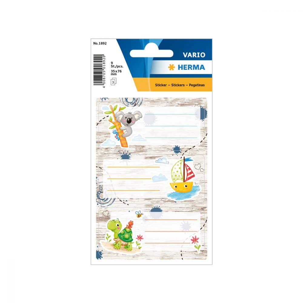 Étiquettes d'identification animaux bateau