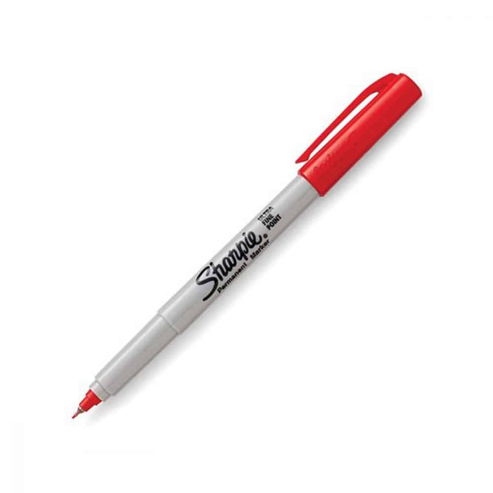 Marqueur permanent Sharpie à pointe ultra-fine - rouge