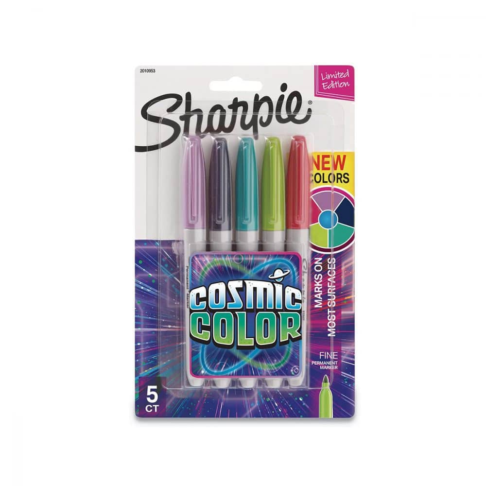 Paquet de 5 Sharpie cosmic color fin
