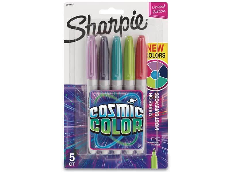 Paquet de 5 Sharpie cosmic color fin