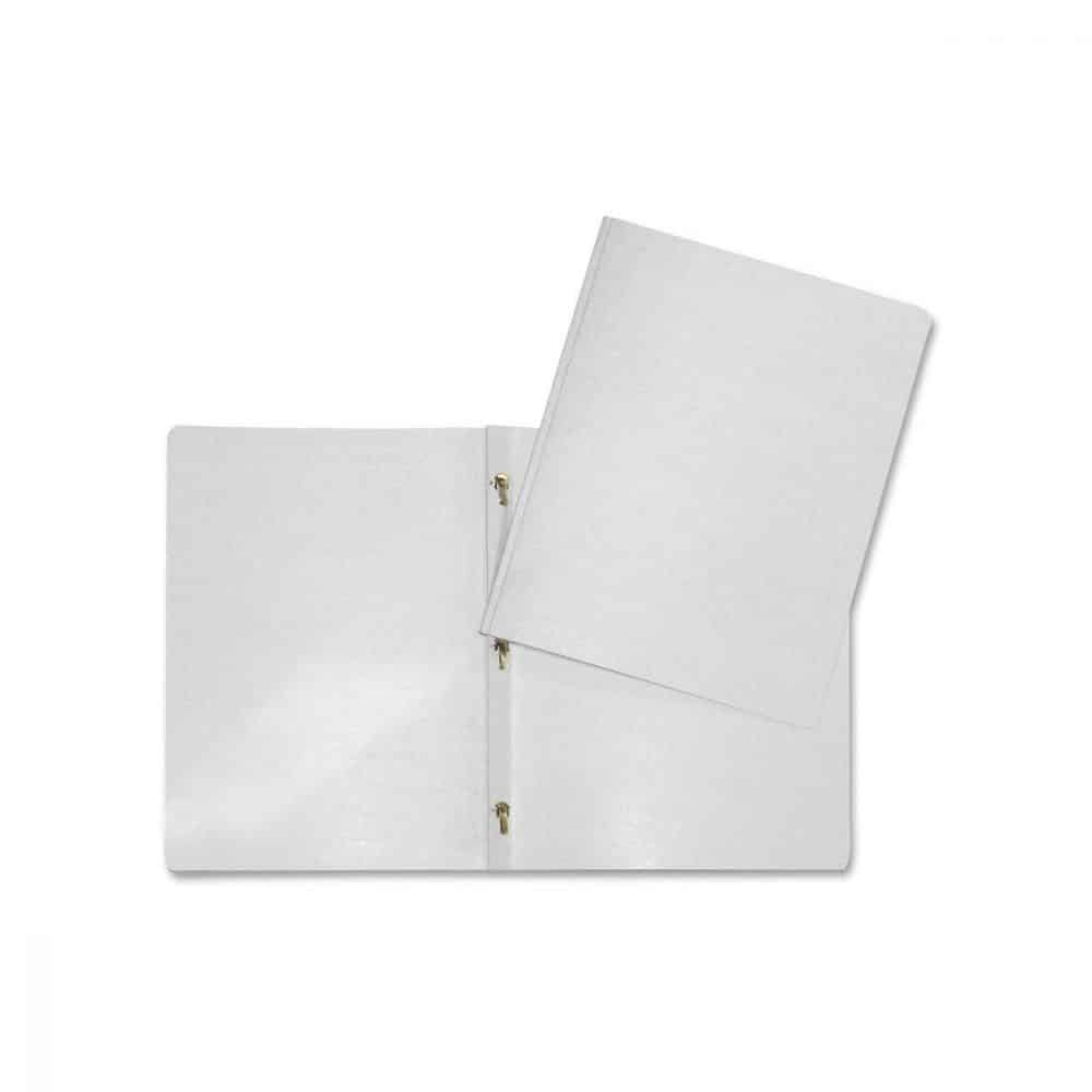 Duo-tang carton Hilroy - blanc