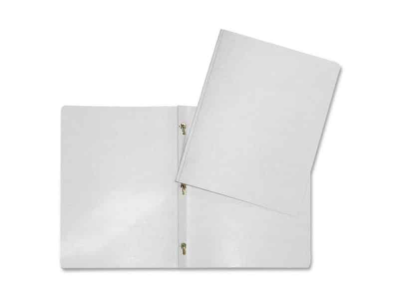 Duo-tang carton Hilroy - blanc