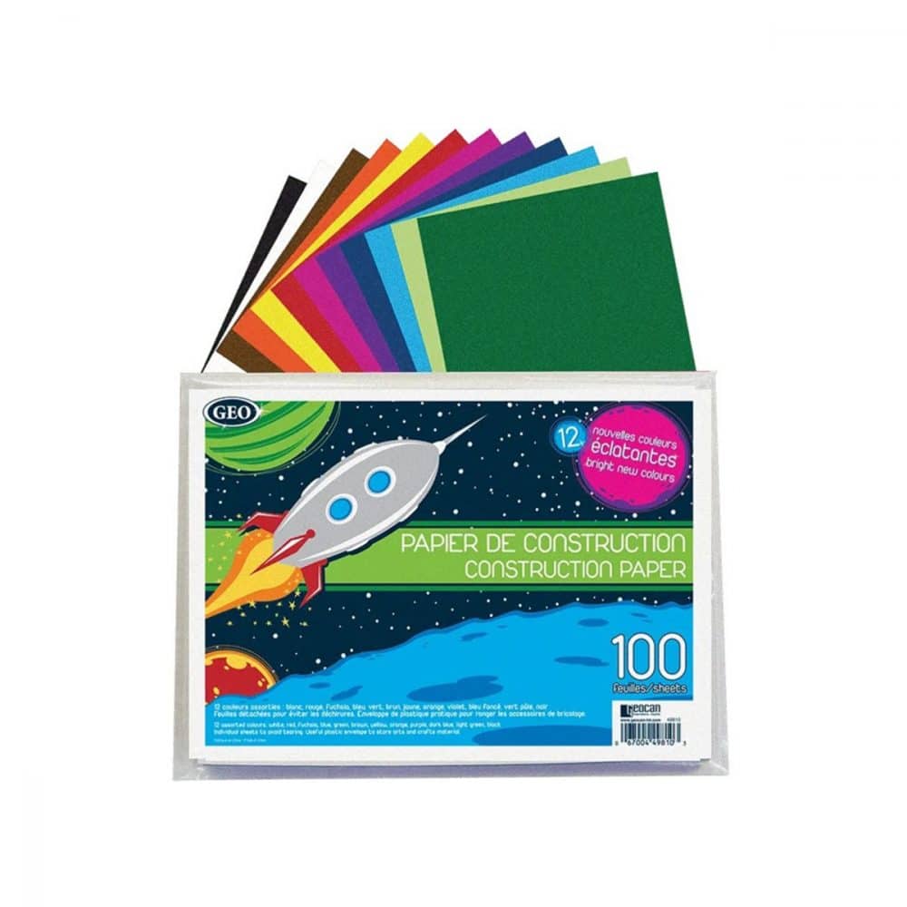 Papier construction (100) enveloppe vinyl