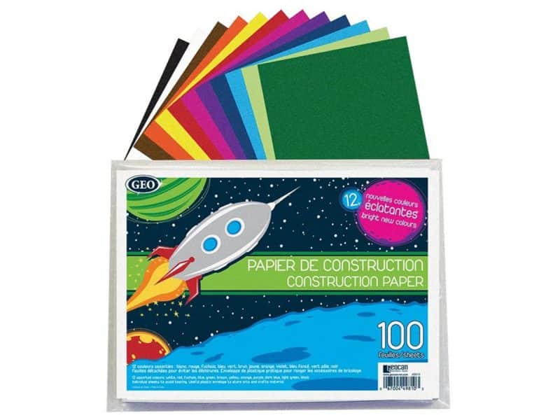 Papier construction (100) enveloppe vinyl