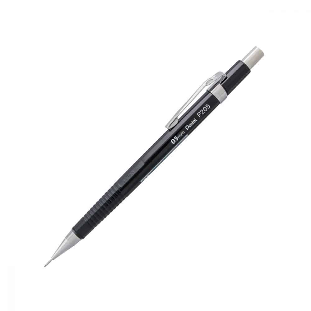 Pote-mines Pentel P205 0.5 noir