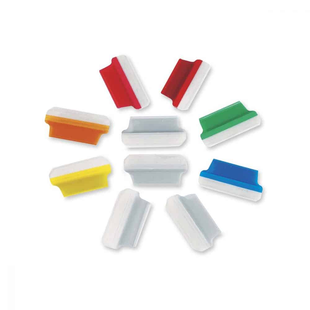 Paquet de 10 onglets adhésifs 1.5po couleurs variées