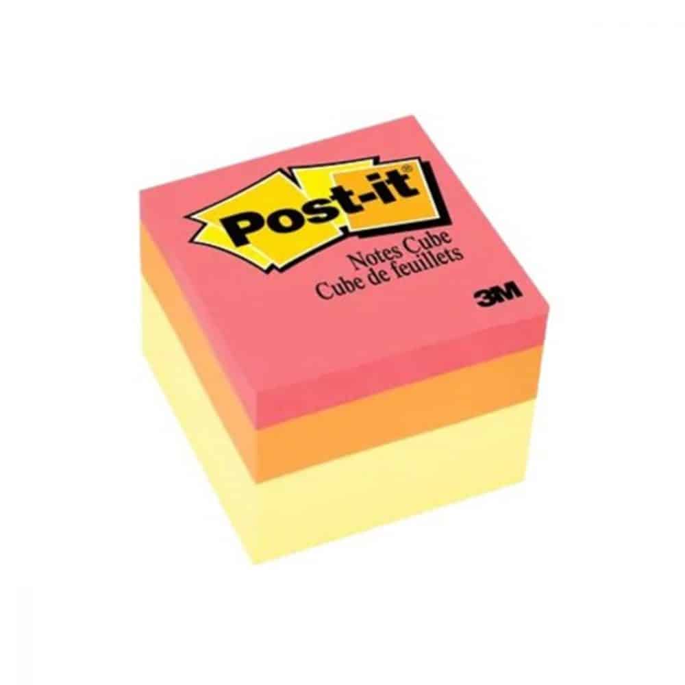 Post-it 2x2po couleurs vives