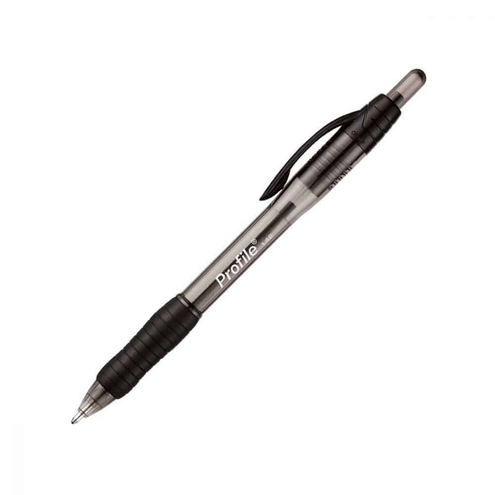 Stylo rétractable PaperMate Profile 1.4mm - noir