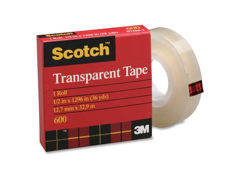Recharge ruban adhésif Scotch transparent 12mm