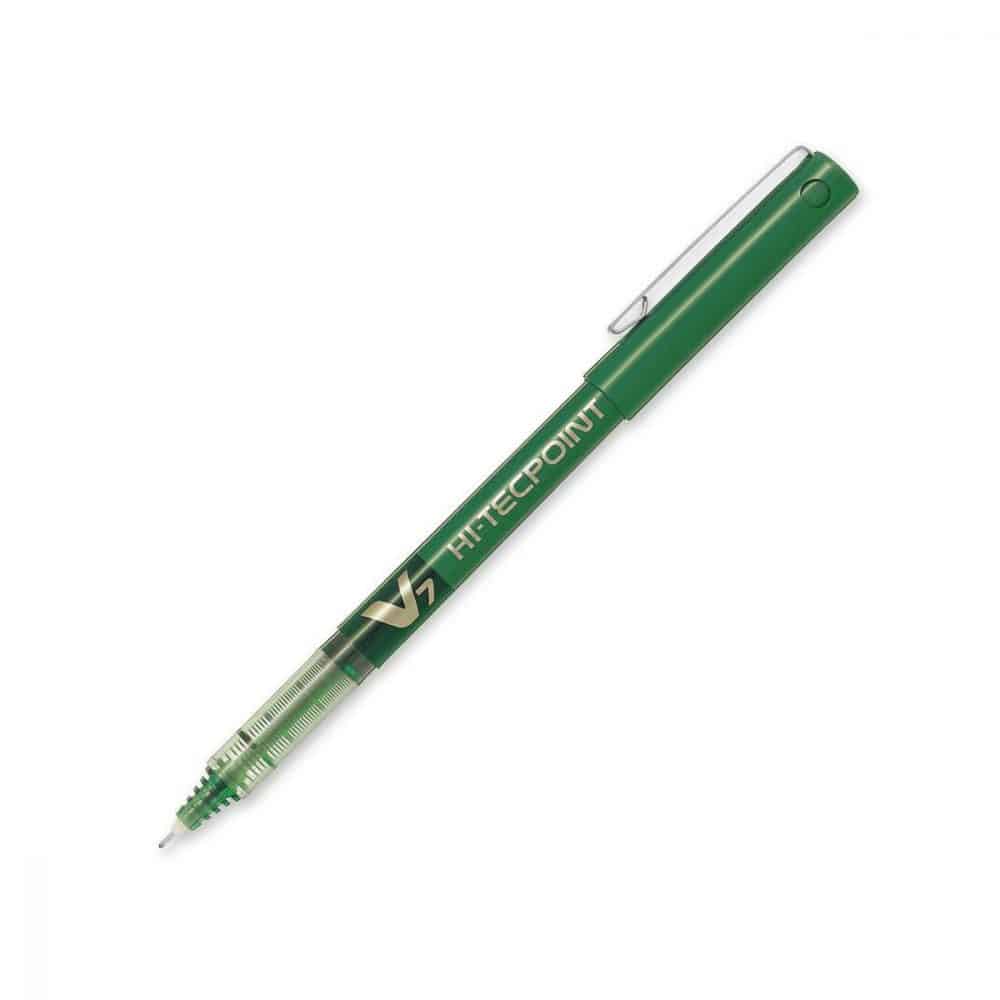 Stylo à bille rétractable Hi-Tecpoint RT 0,7 mm - vert