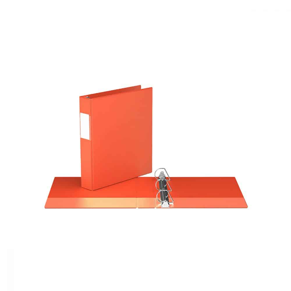 Reliure indispensable avec anneaux en D 1,5po orange