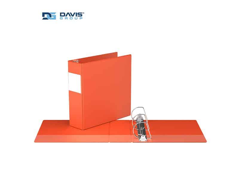 Reliure indispensable avec anneaux en D 3po orange