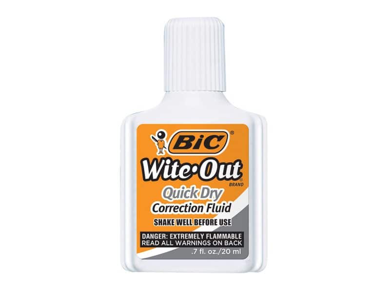 Liquide correcteur Wite-Out Séchage Rapide