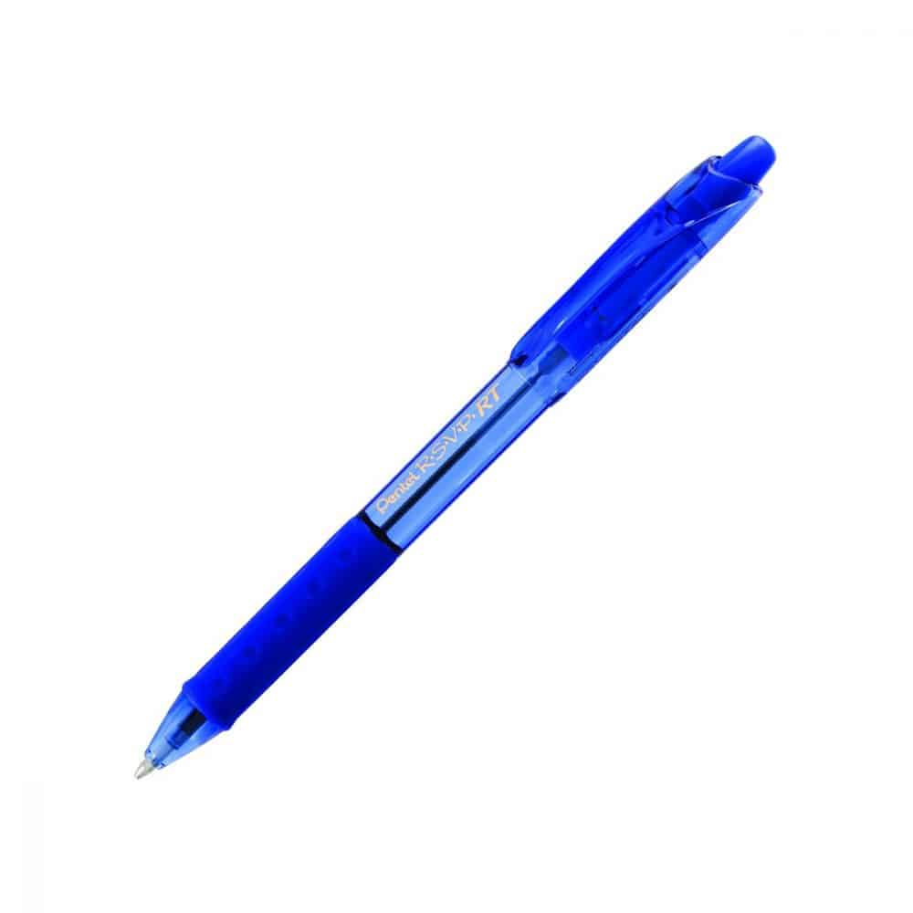 Stylo à bille rétractable Pentel R.S.V.P. 1.0 - Bleu