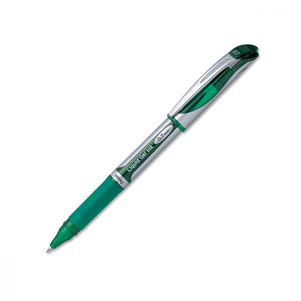 Stylos à bille roulante Pentel EnerGel 0.7- vert