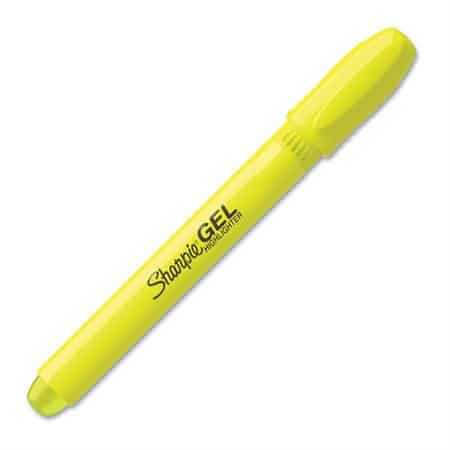 Surligneur Sharpie gel jaune