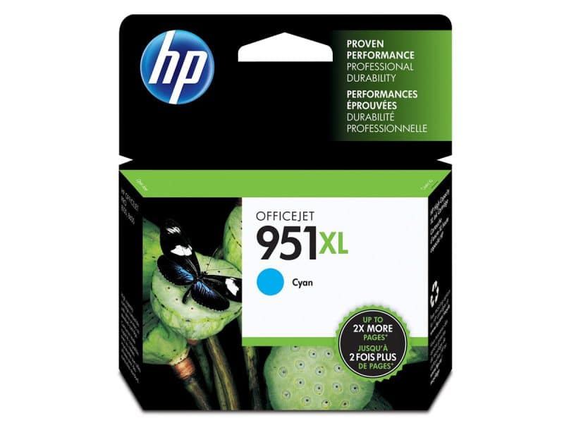Cartouche jet d'encre HP 951xl cyan