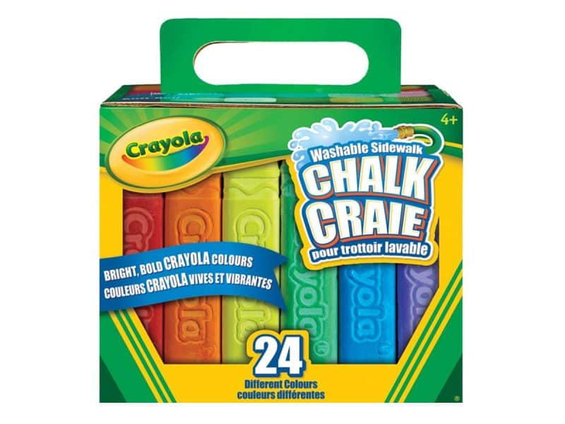 Craies pour trottoir Crayola lavables