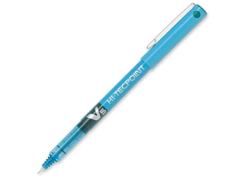 Stylo à bille roulante Hi-Tecpoint V5 - turquoise